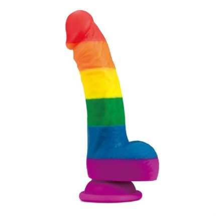20,5 Cm Renkli Realistik Vantuzlu Dildo Penis