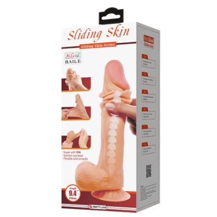 24 Cm Kıkırdak Yapılı Çift Katmanlı Gerçekçi Dildo Penis