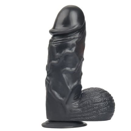 24,5 Cm Vantuzlu Realistik Zenci Penis Anal Vajinal Dildo