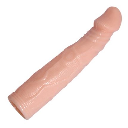 6 Cm Dolgulu Uzatmalı Silikon Penis Kılıfı