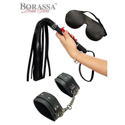 Siyah 3 lü Fetişh Set