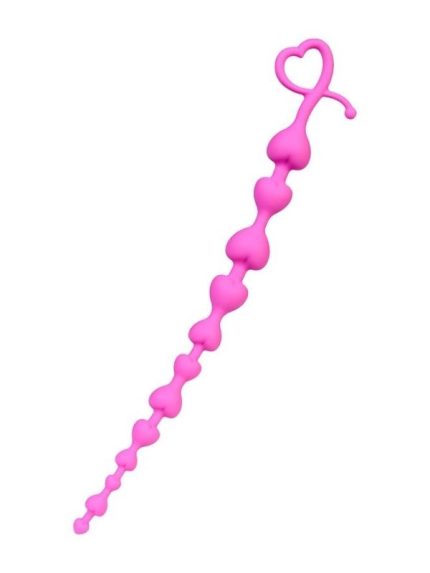 Long Sweety anal Zinciri silikon pembe 34 cm  2,7 cm