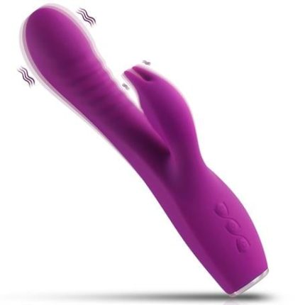 USB Şarjlı 10 Fonksiyonlu Klitoris Uyarıcılı Teknolojik Vibratör
